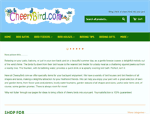 Tablet Screenshot of cheerybird.com